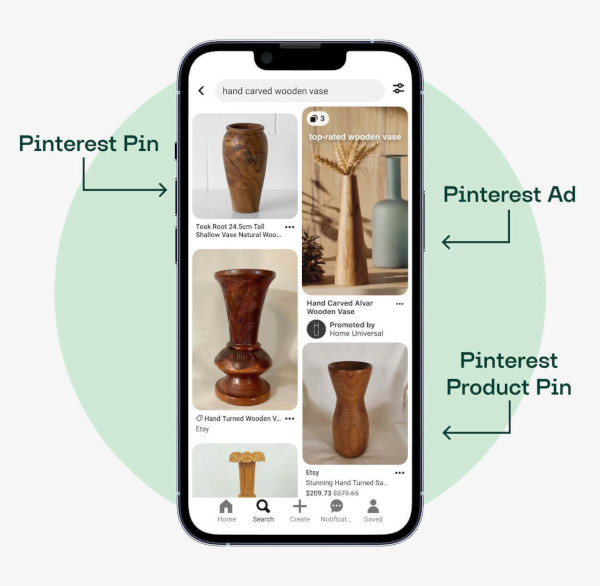 Pinterest-Auktion
