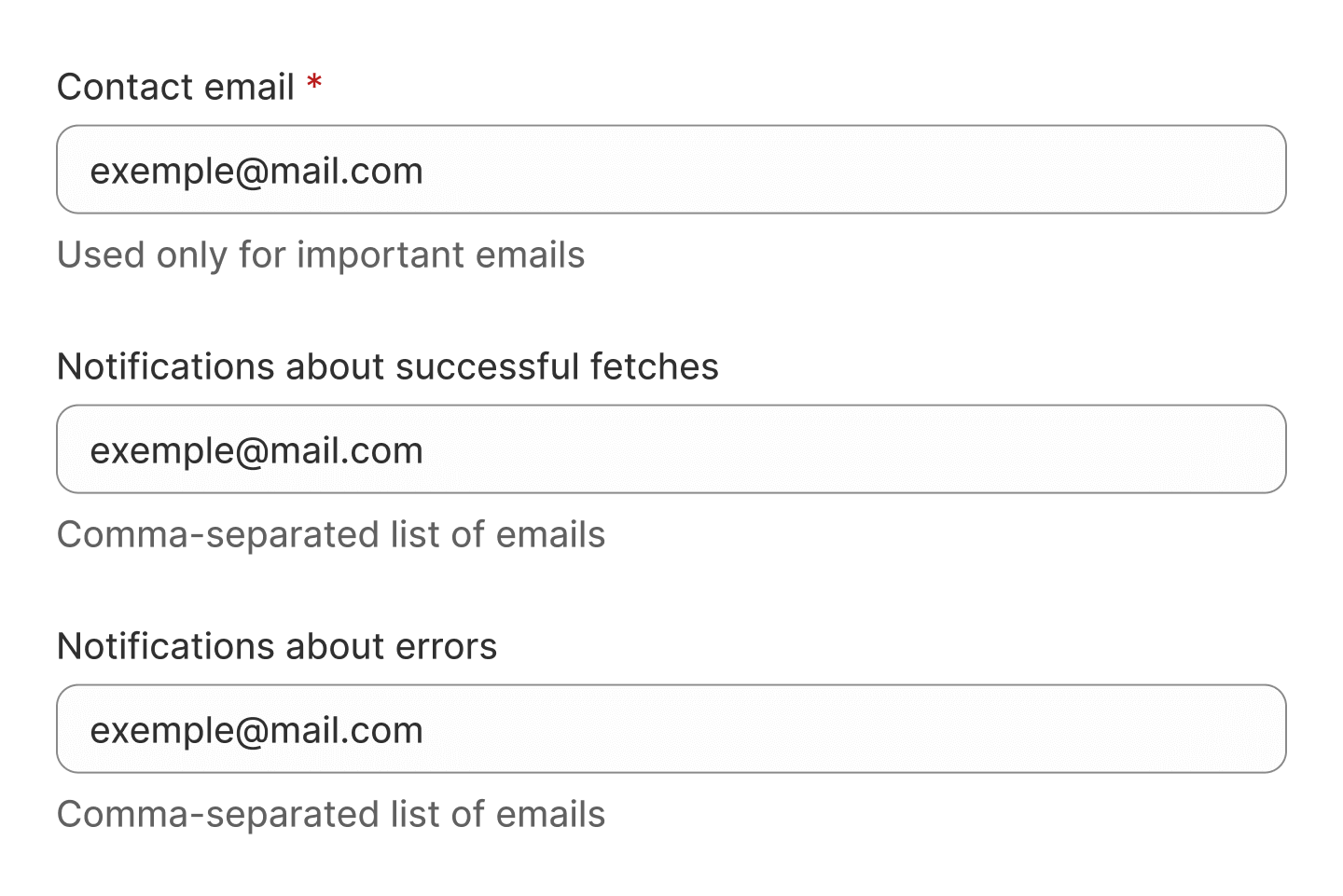 Upload-Status-Benachrichtigungen