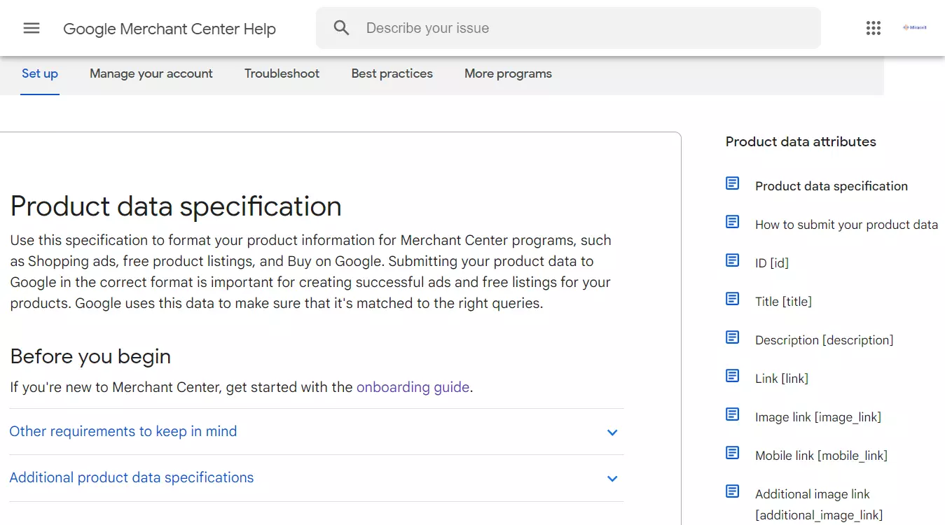 feed-specification